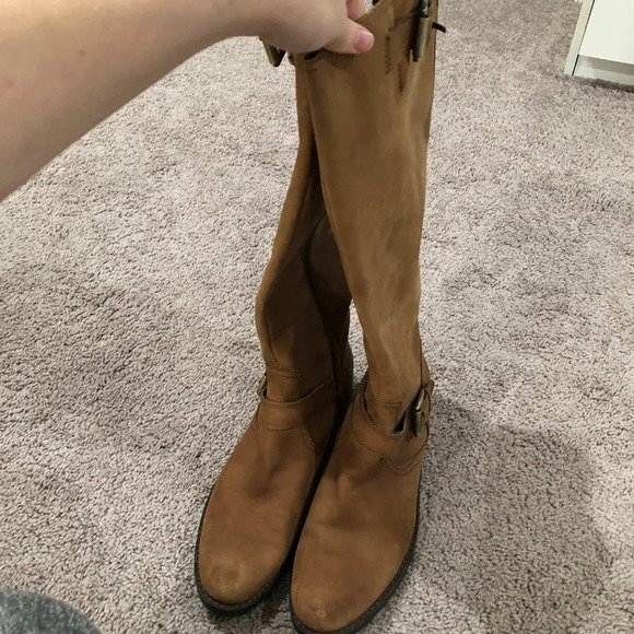 3 Eddie Bauer Suede Leather Riding Boots with buckle details size 11 - Picture 3 of 9